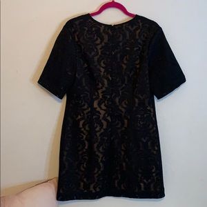 BCBGMAXAZARIA black lace dress